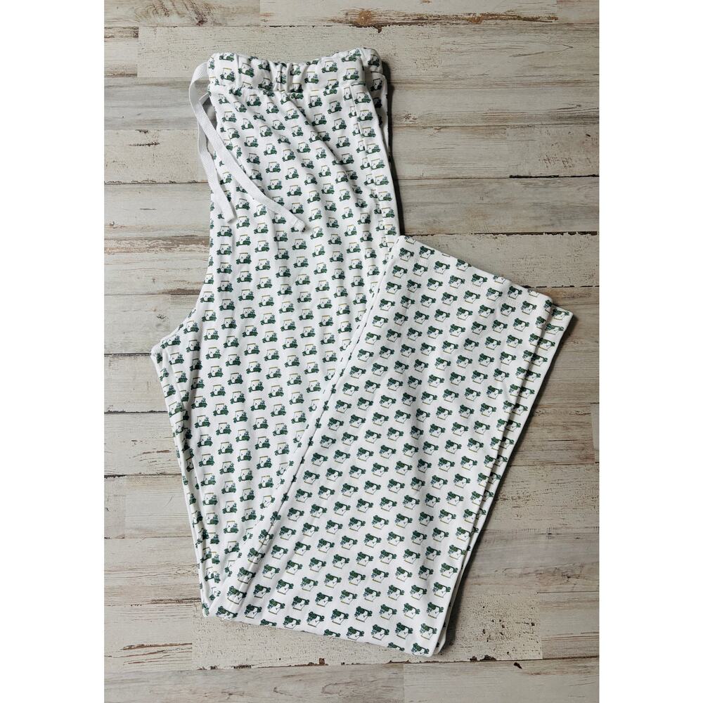 Boys Lila and Hayes Preppy Golf Cart Golf Lounge Pajama pants sz 14 EUC